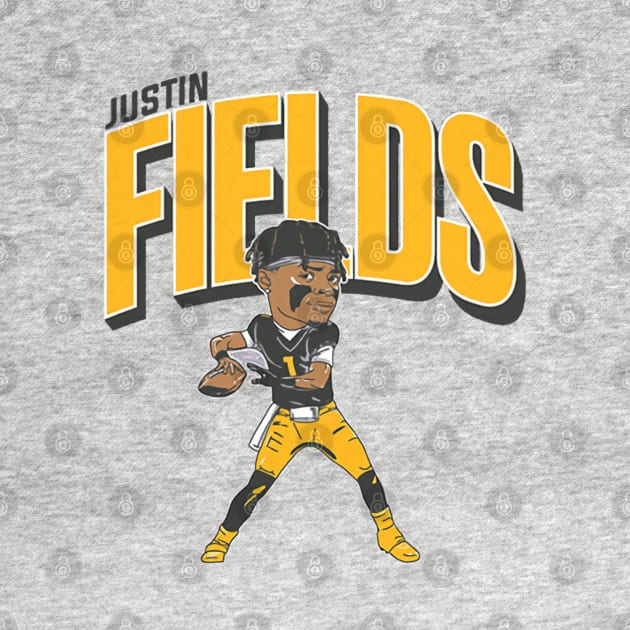 Justin Fields Pittsburgh Caricature by artbygonzalez